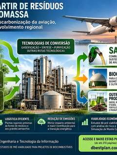 SAF a partir de resíduos: o Brasil pode transformar um passivo ambiental em combustível e investimento?