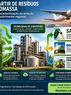 SAF a partir de resíduos: o Brasil pode transformar um passivo ambiental em combustível e investimento?