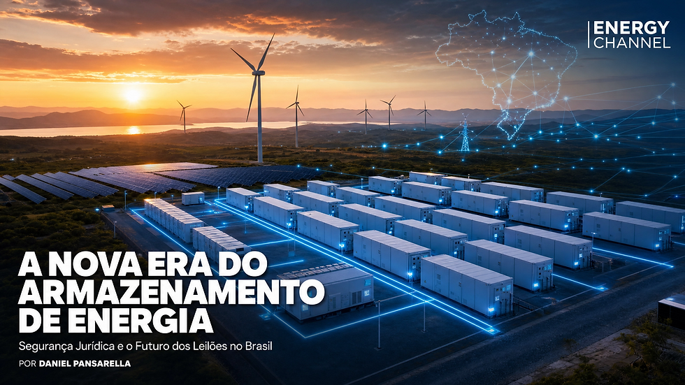 A Nova Era do Armazenamento de Energia: Segurança Jurídica e o Futuro dos Leilões no Brasil