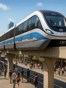 SkyRail da BYD: o ambicioso monotrilho verde que ainda busca seu caminho