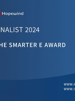 Hopewind é classificada Tier 1 na Bloomberg New Energy Finance como única empresa chinesa de inversores na lista do Smarter E Award / Intersolar