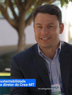 André Baby, Eng. Florestal, vice diretor do Crea-MT no Encontro Nacional de Mudanças Climáticas.