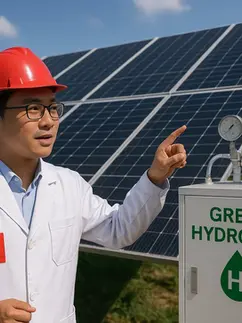 China Apresenta Sistema Solar que Gera Hidrogênio Verde Direto da Umidade do Ar