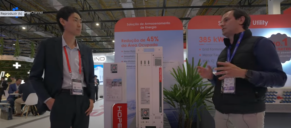 Hopewind Apresenta Soluções Avançadas de Armazenamento de Energia na Intersolar 2024 Brasil