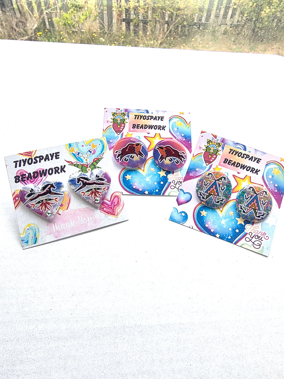 super cute mini resin earrings