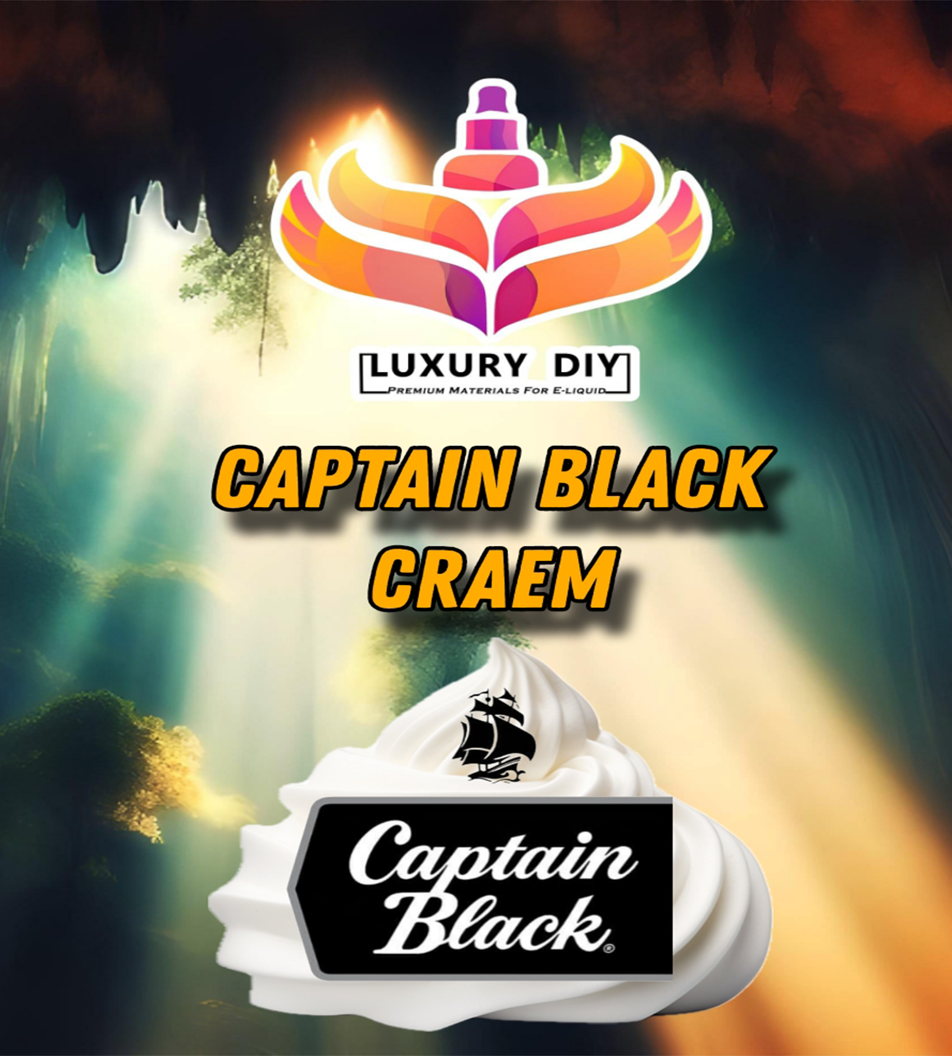 E-liquid Captian Black Cream