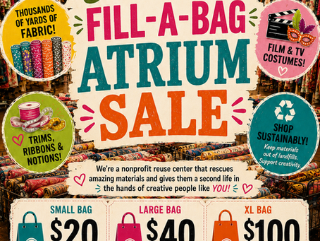 Summertime Fill-A-Bag Atrium Sale - June 20th, 11AM–4PM