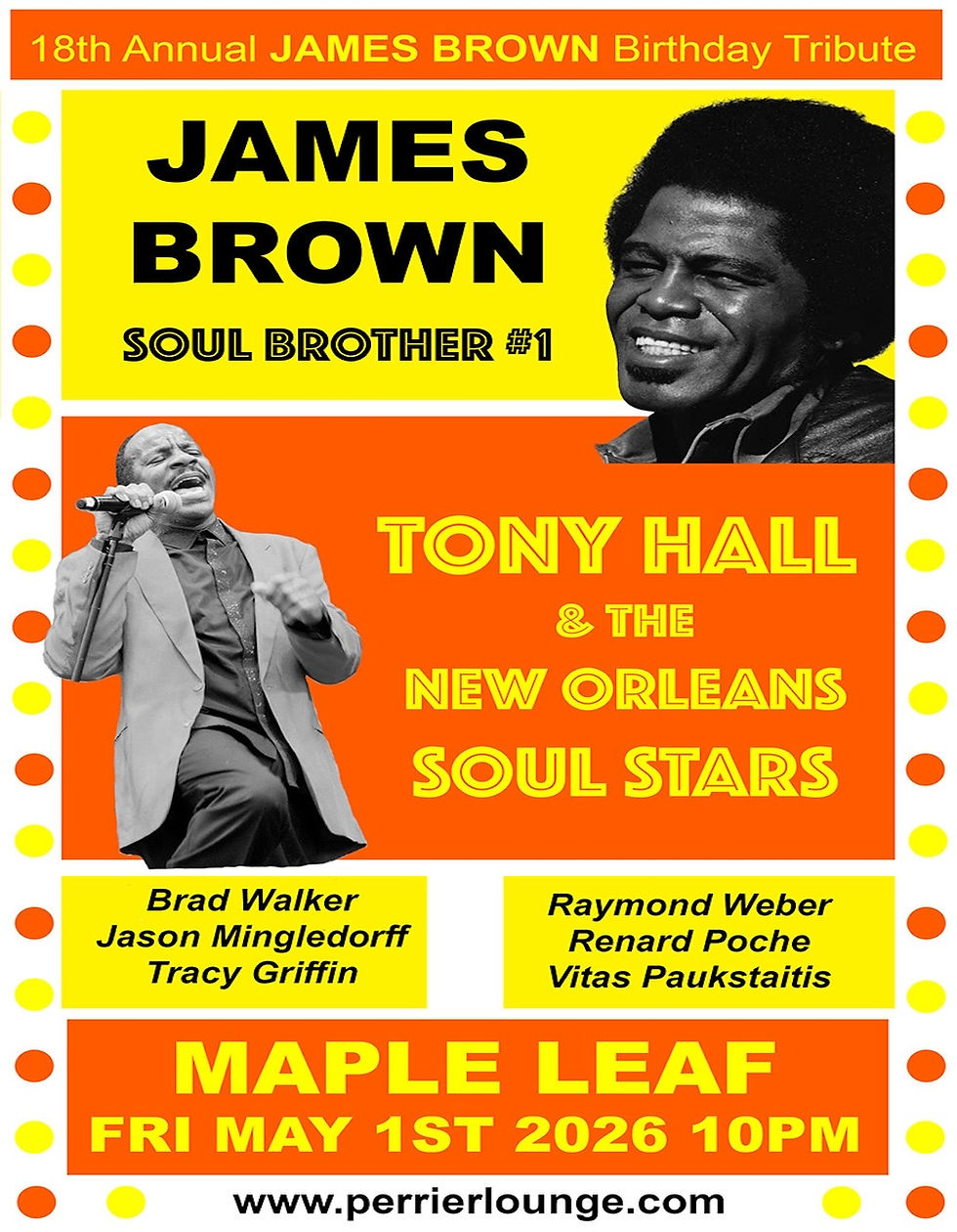 James Brown Tribute with Tony & Friends