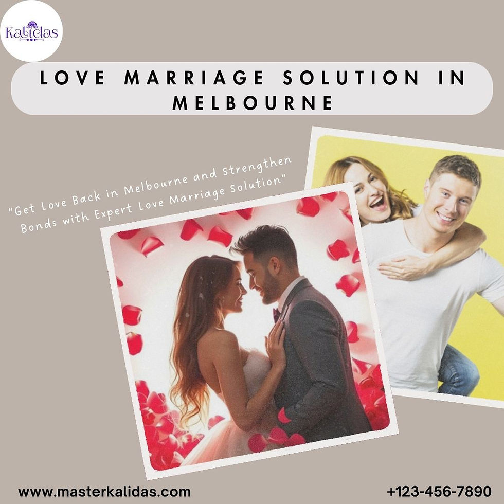Overcome Breakups and Find the Right Love Marriage Solution in Melbourne