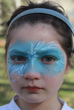 Frozen Jay Mask Face Painting