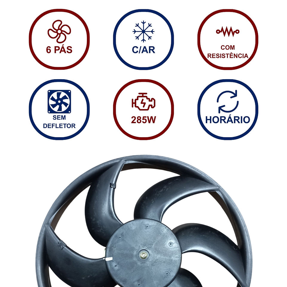 Eletroventilador Kintop KT101080 caracteristicas