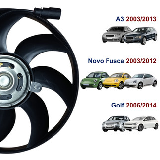 Eletroventilador KT101093 A3, Novo Fusca, Golf