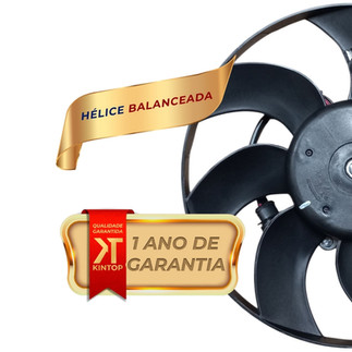 Eletroventilador KT101093 helice balanceada, 1 ano de garantia