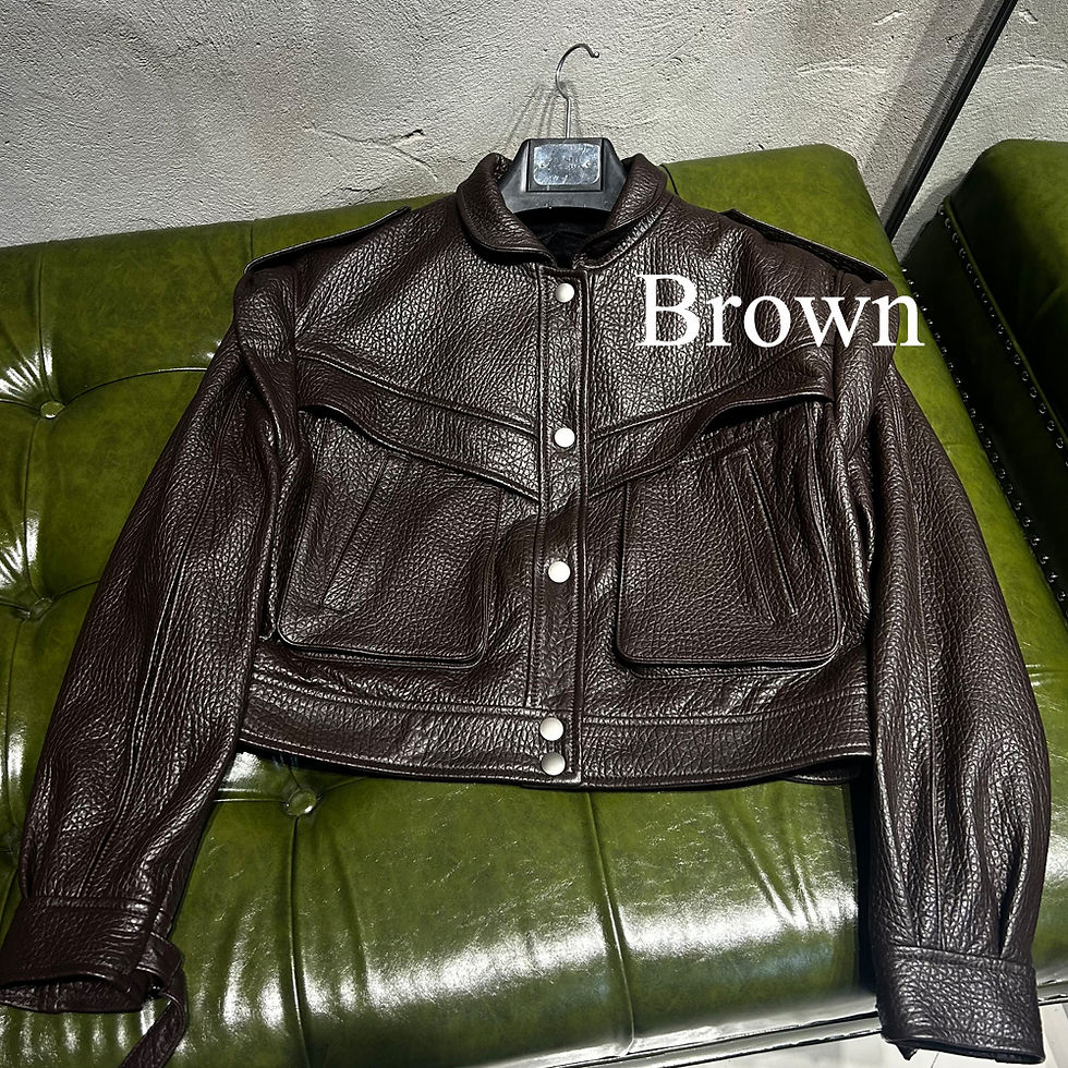 Thumbnail: Bordeaux Leather Jacket