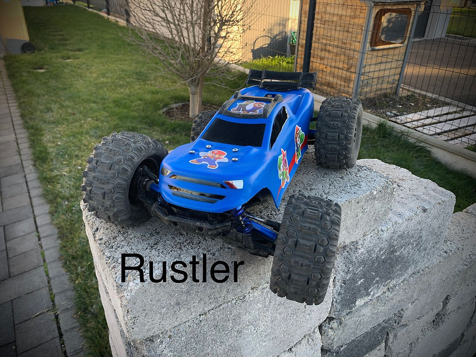 Miniature : 1/10 compatible traxxas rustler 4*4