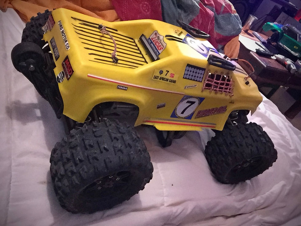 Miniature : 1/8 compatible arrma big rock nero 