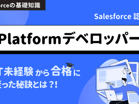 【10日間】Salesforce認定Platformデベロッパー 資格にIT未経験から合格できた理由