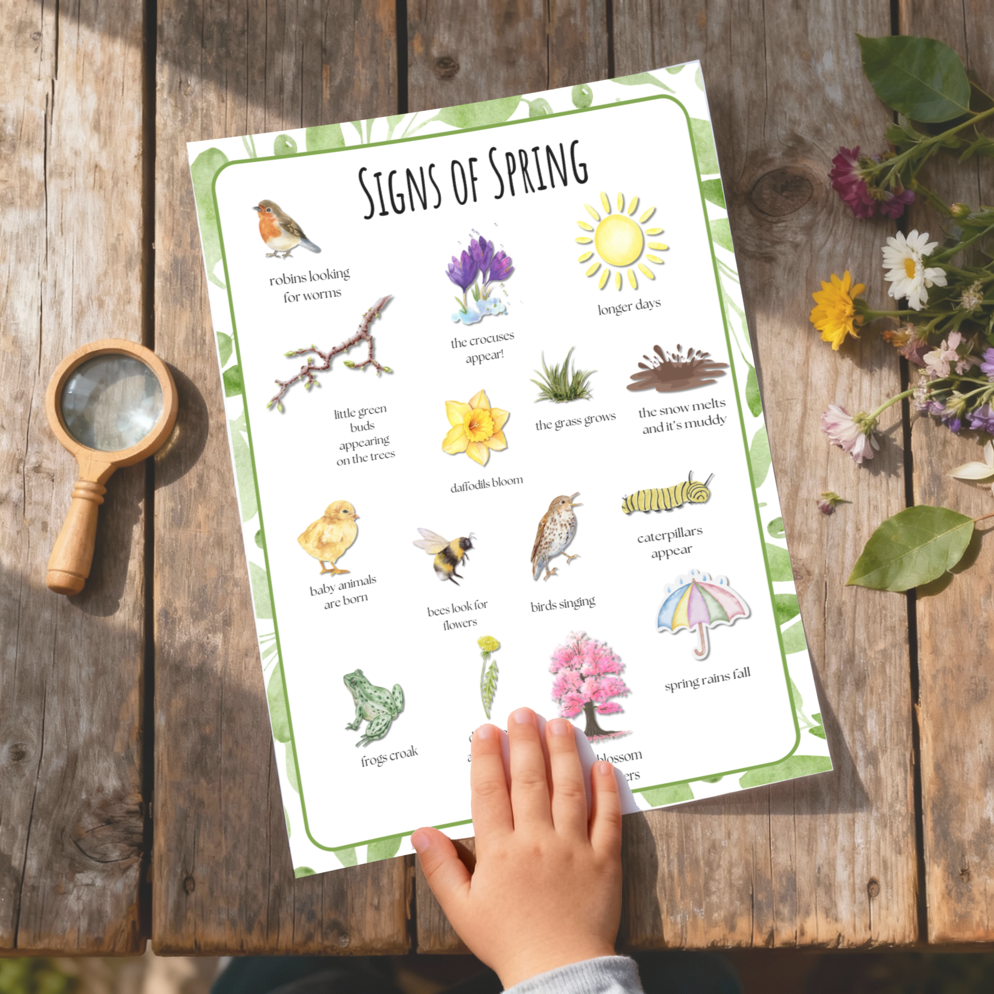 Signs of Spring Poster