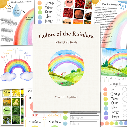 Colors of the Rainbow Mini Unit Study | Mom Life Uplifted