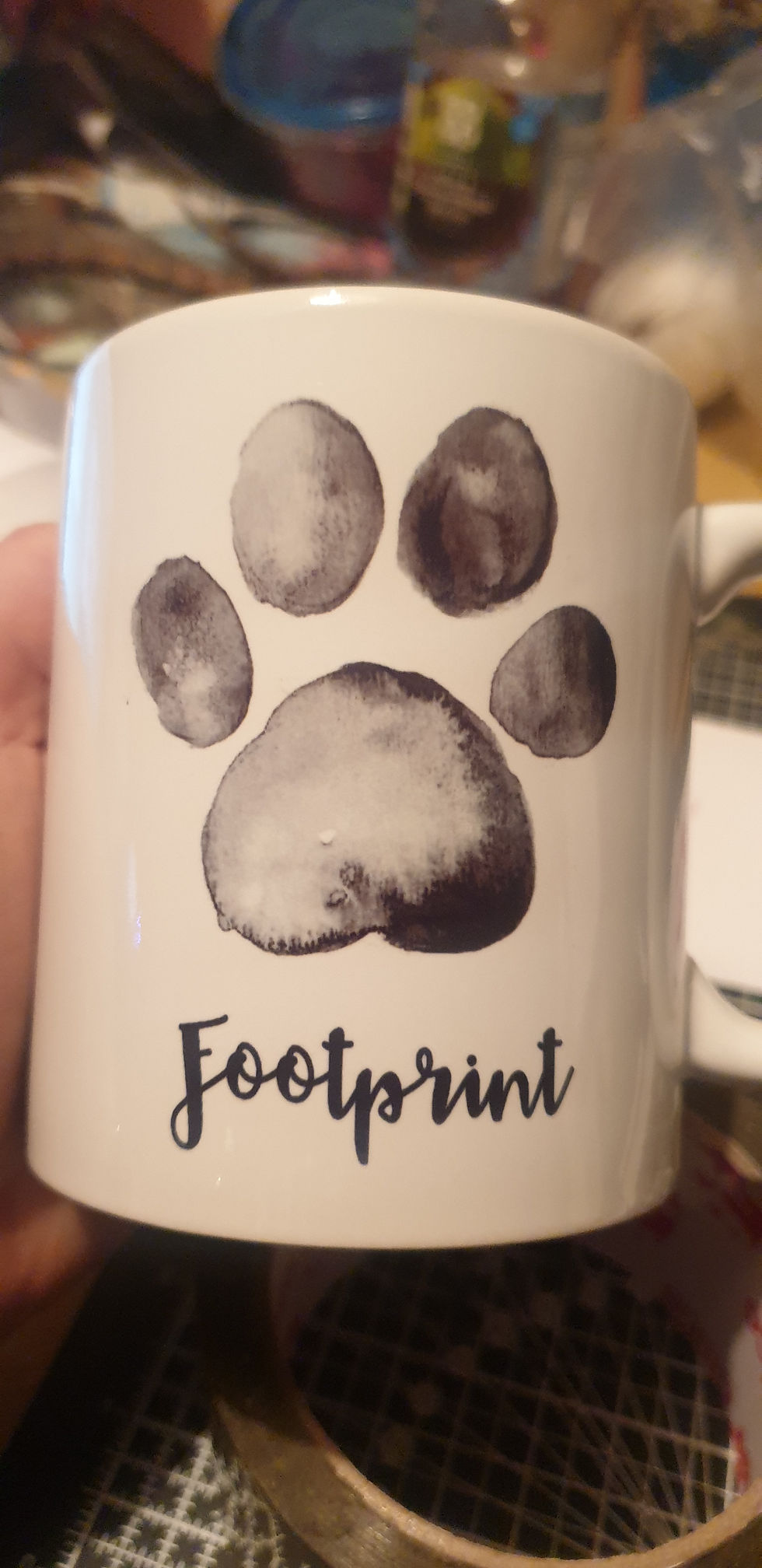 Thumbnail: Watercolour Pawprint Mugs