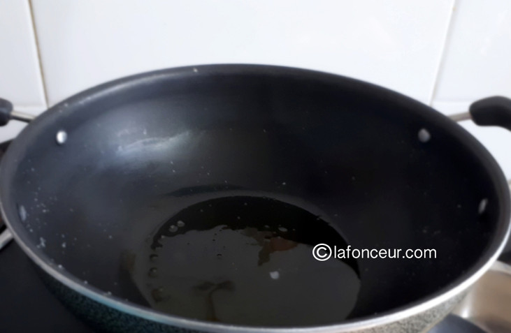 Heat 1 table spoon Cow Ghee (Unsalted clarified butter)