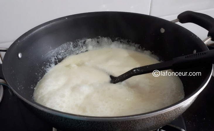Bring it to boil and reduce to half