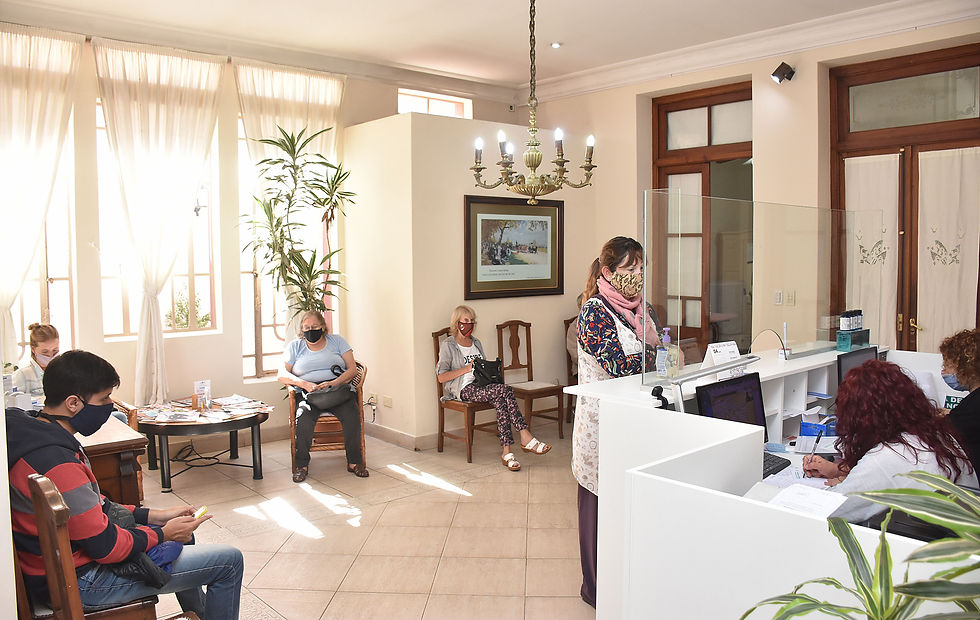 Sala de recepción en Los Tilos Tandil