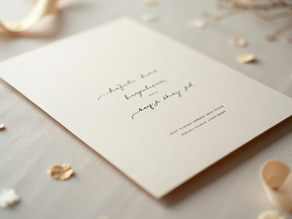 Elige la letra ideal y el papel especial para tus invitaciones