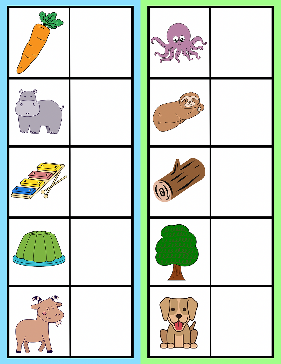 Thumbnail: Phonics Picture Matching PDF