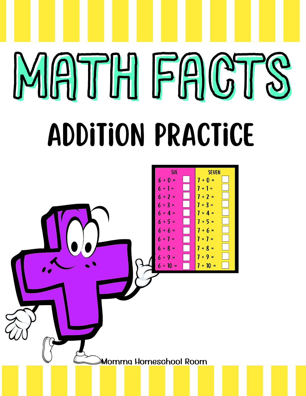 Thumbnail: Math Facts Addition Practice PDF