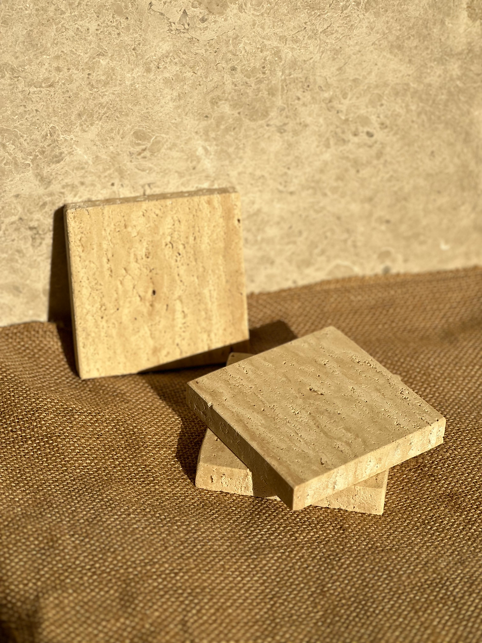 Coasters - Travertine