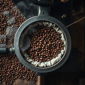 aerial view of coffee being roasted.jpg
