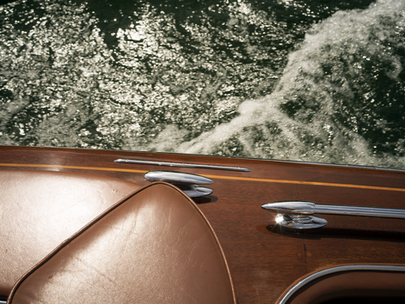 Luxury classic boat Paris