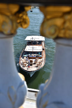 Vintage private luxury yacht Paris