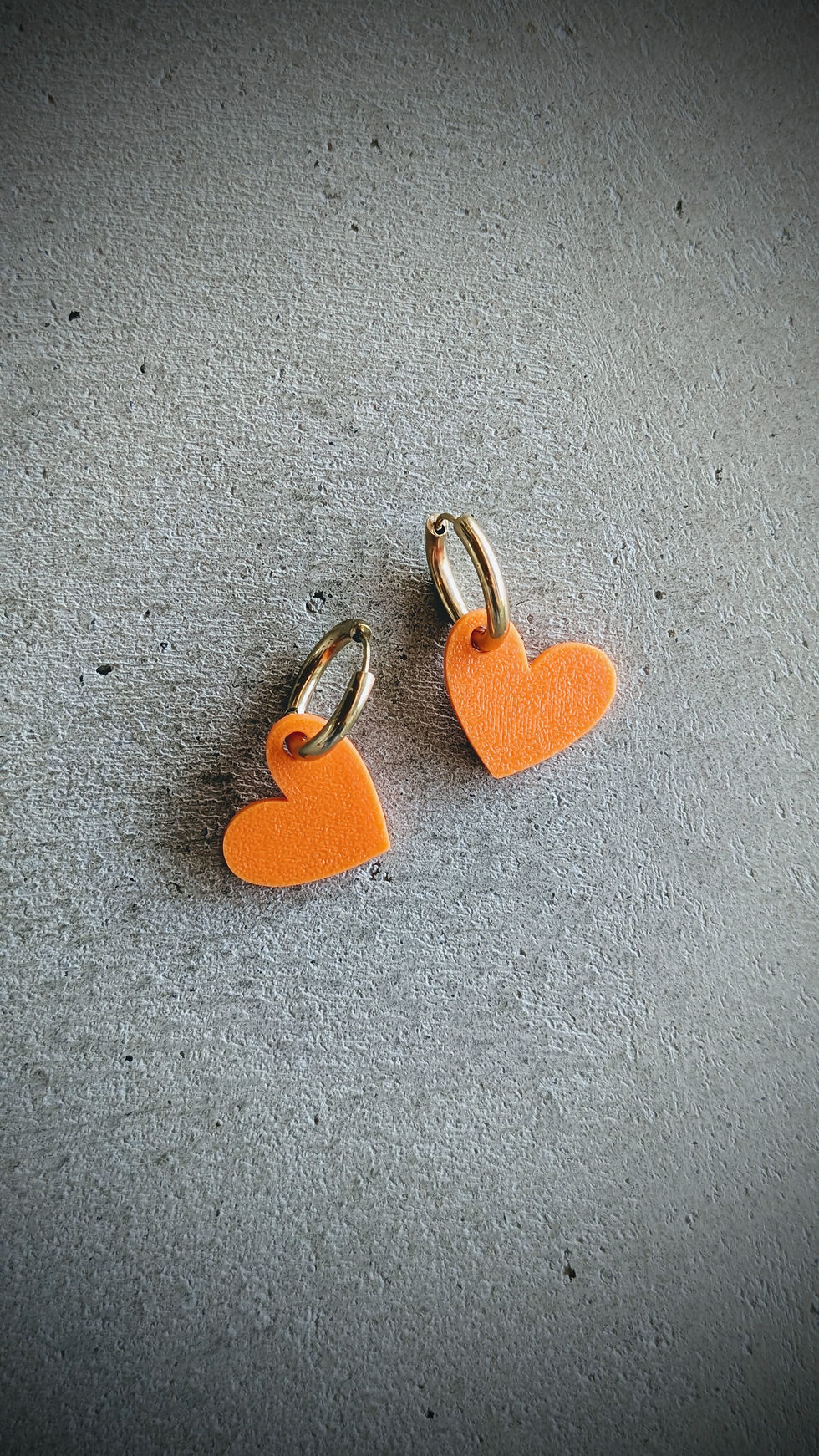 Herzcharms in Orange