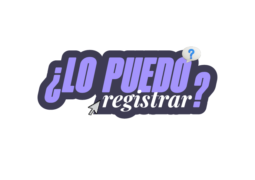 Lo Puedo Registrar?