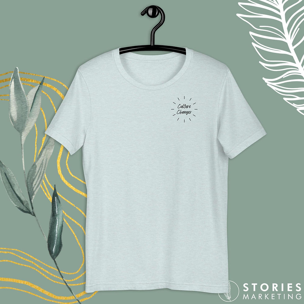 Thumbnail: Culture Changer Unisex T-Shirt (Black Writing)
