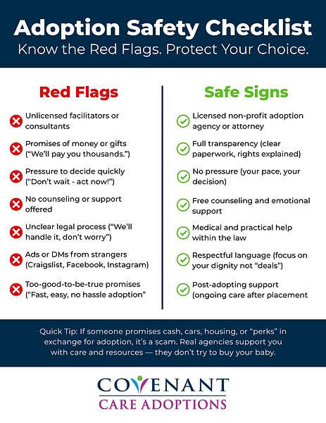 Adoption Safety Checklist Covenant Care Adoptions Things to Avoid Page.png