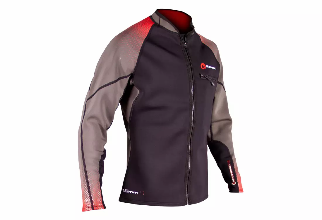1.5mm Men's SUPreme REACH Wetsuit Jacket - Front Zip