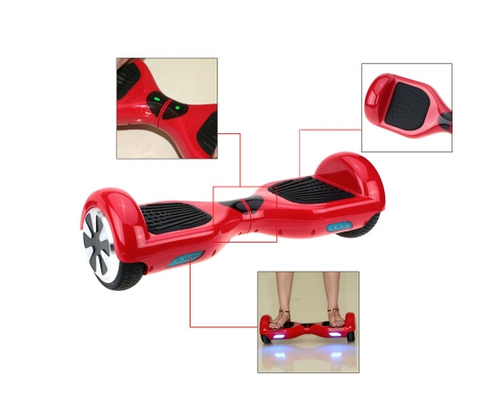 セグウェイ（Smart Balance wheel） 6.5 Inch Smart Balance Wheel Red - Smart-BalanceWheel.com