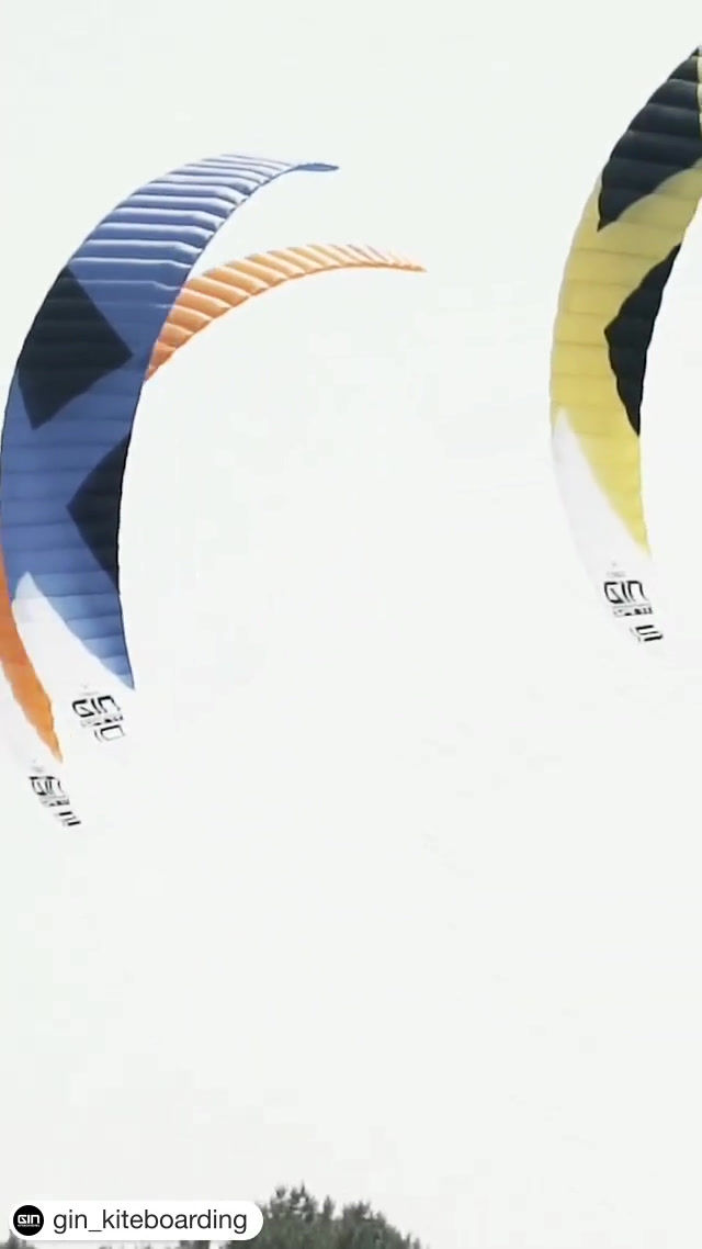 Thumbnail: GIN SPIRIT Foil Kite Kitesurfing - Freeride - BigAir Kiteboarding