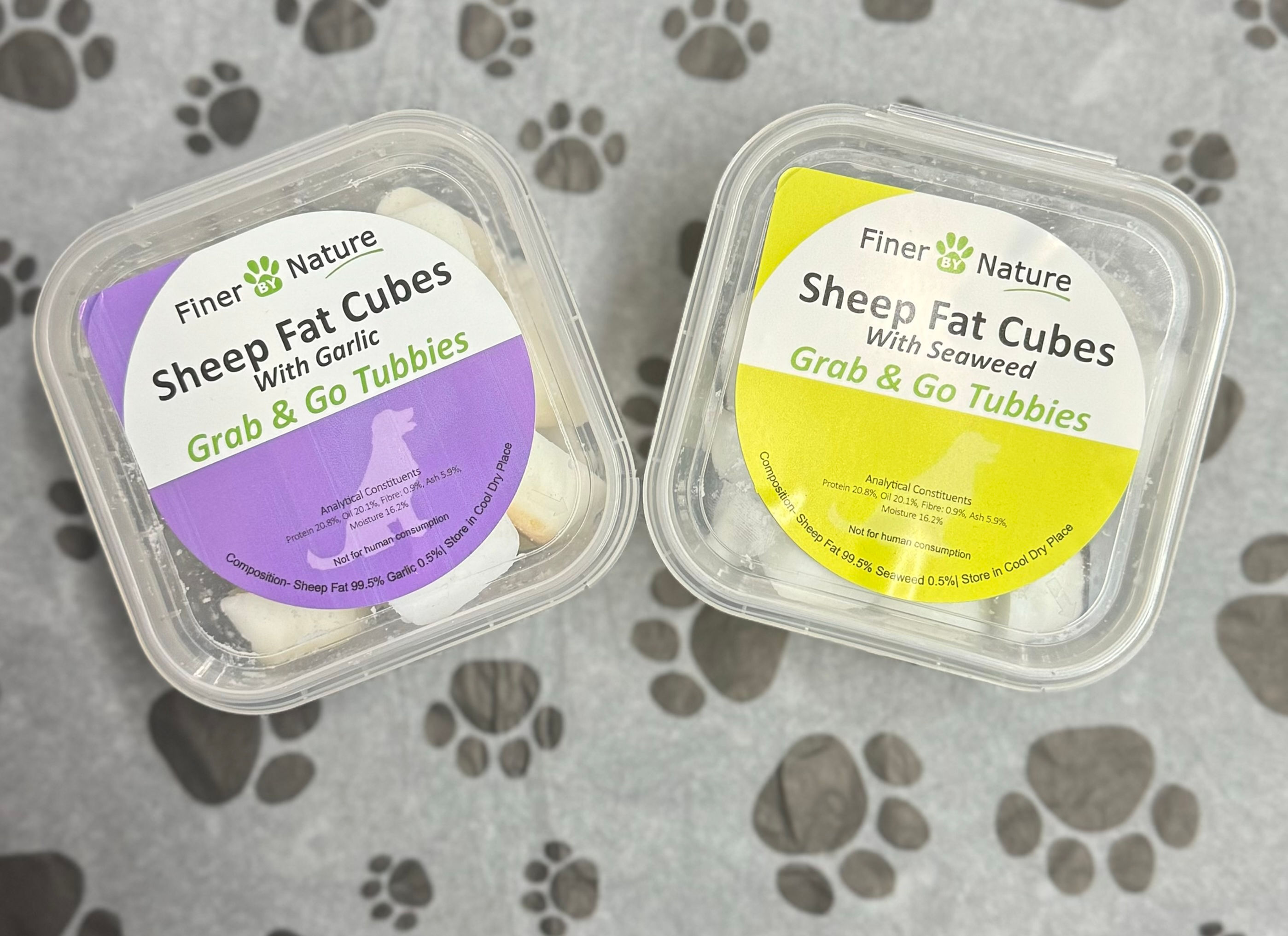 SHEEP FAT CUBES (WITH GARLIC) 130G