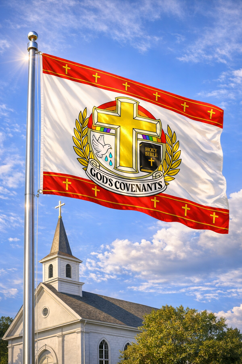 God's Covenant Flag - Christian
