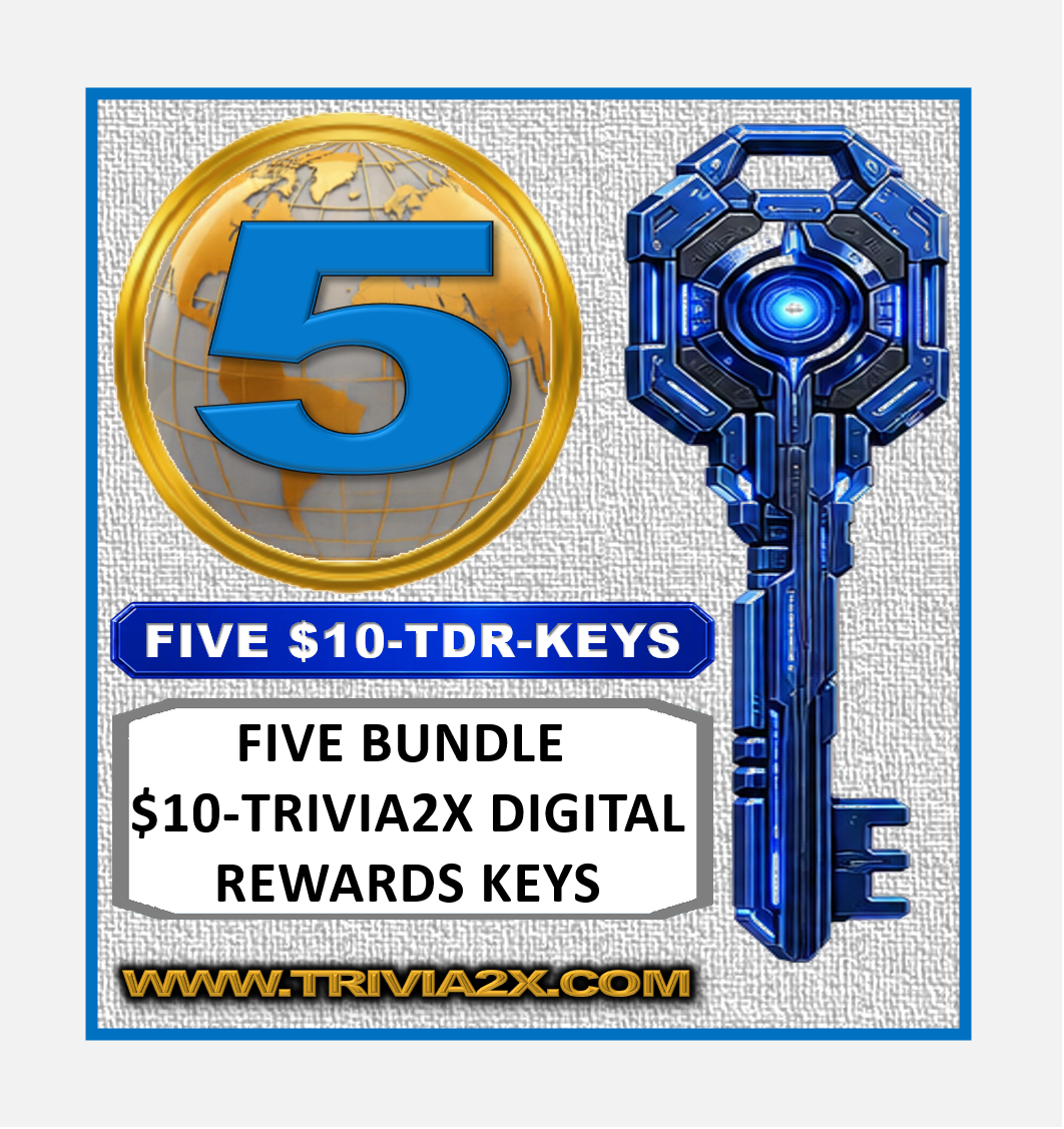 FIVE $10-TDR-KEY BUNDLE