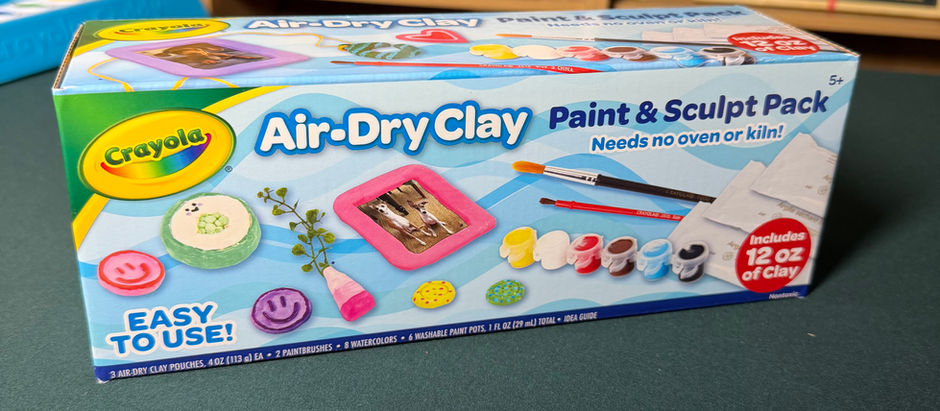 Crayola Air-Dry Clay, Part 1: Making a Crayon-Shaped Wall Pocket