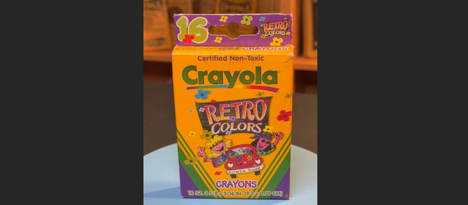 1999 Crayola Retro Colors 16 Pack
