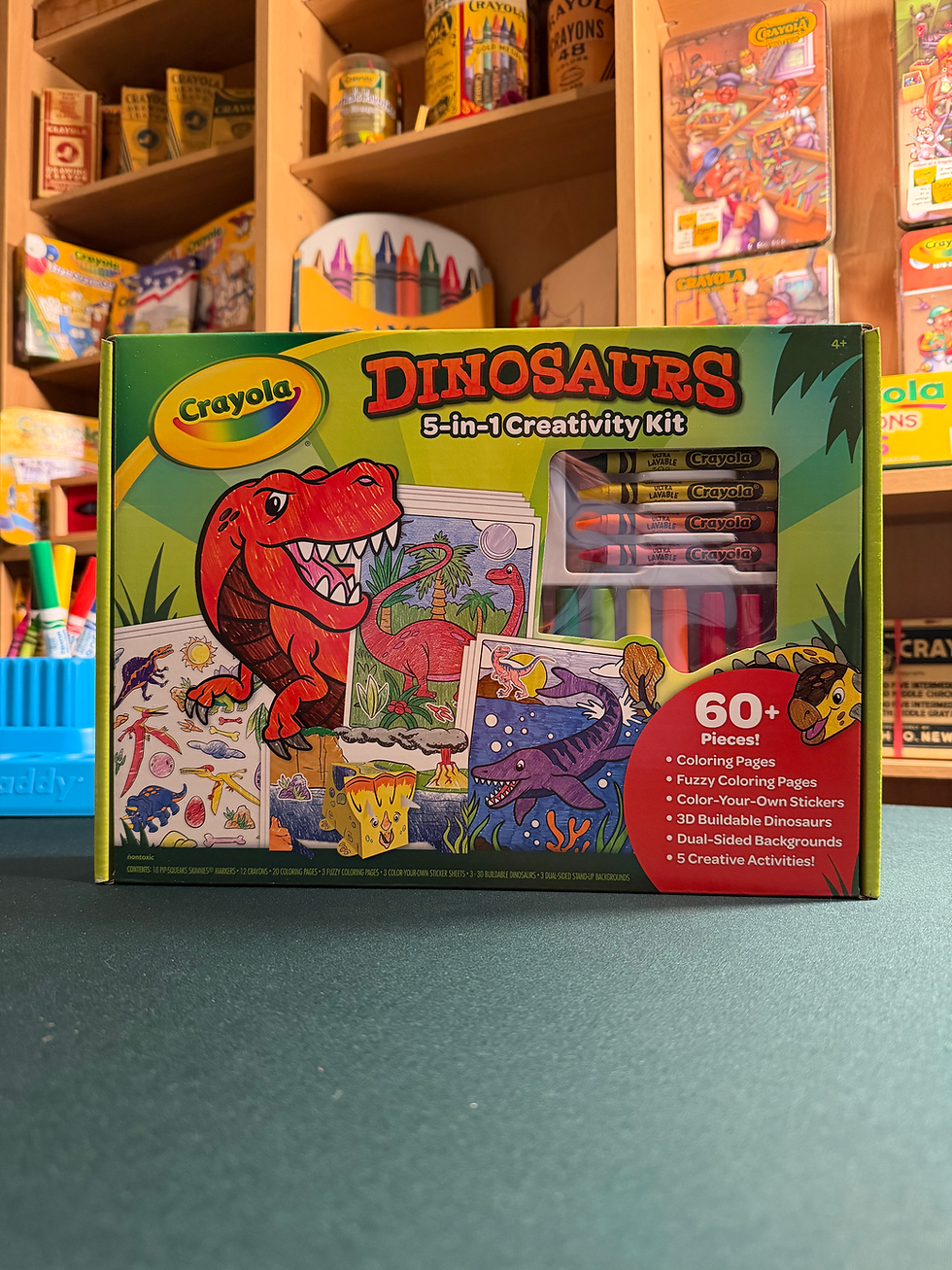 Crayola Dinosaurs 5-in-1 Creativity Kit: A Prehistoric Adventure in One Box