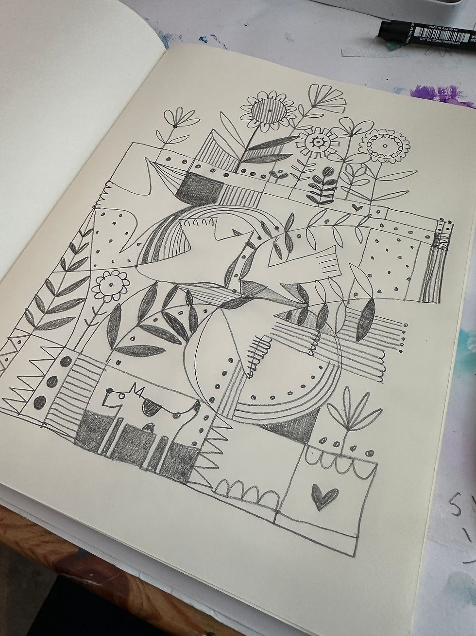 Pencil doodles