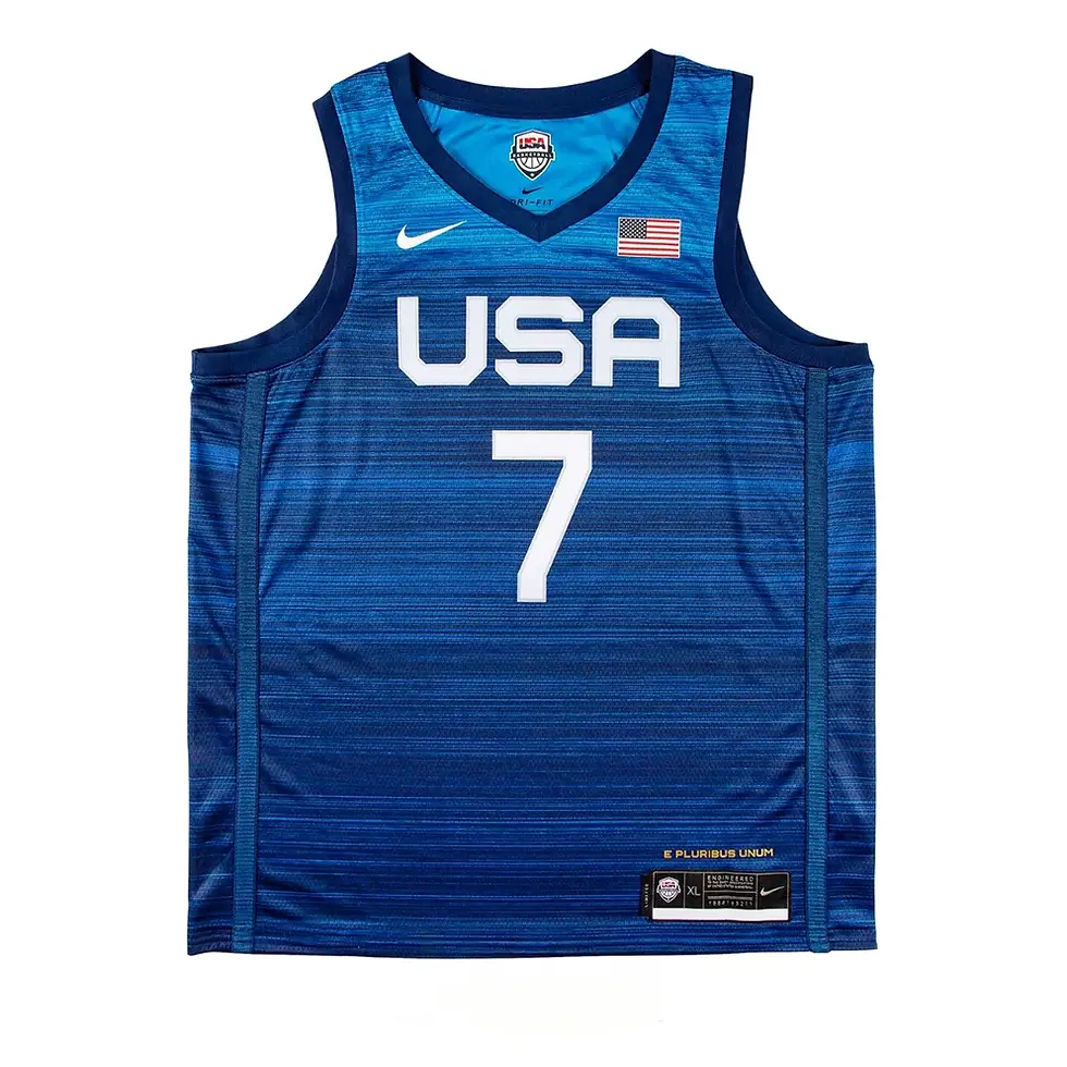 Miniature : Maillot basket USA JO 2020 swingman signé par Kevin Durant