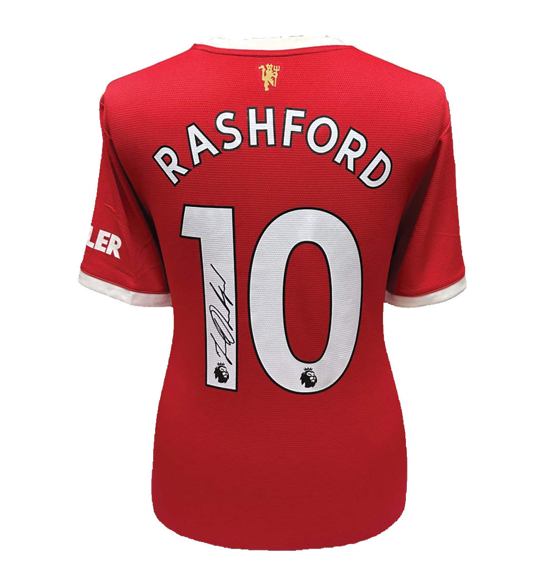 Maillot Manchester United 2022 signé par Marcus Rashford